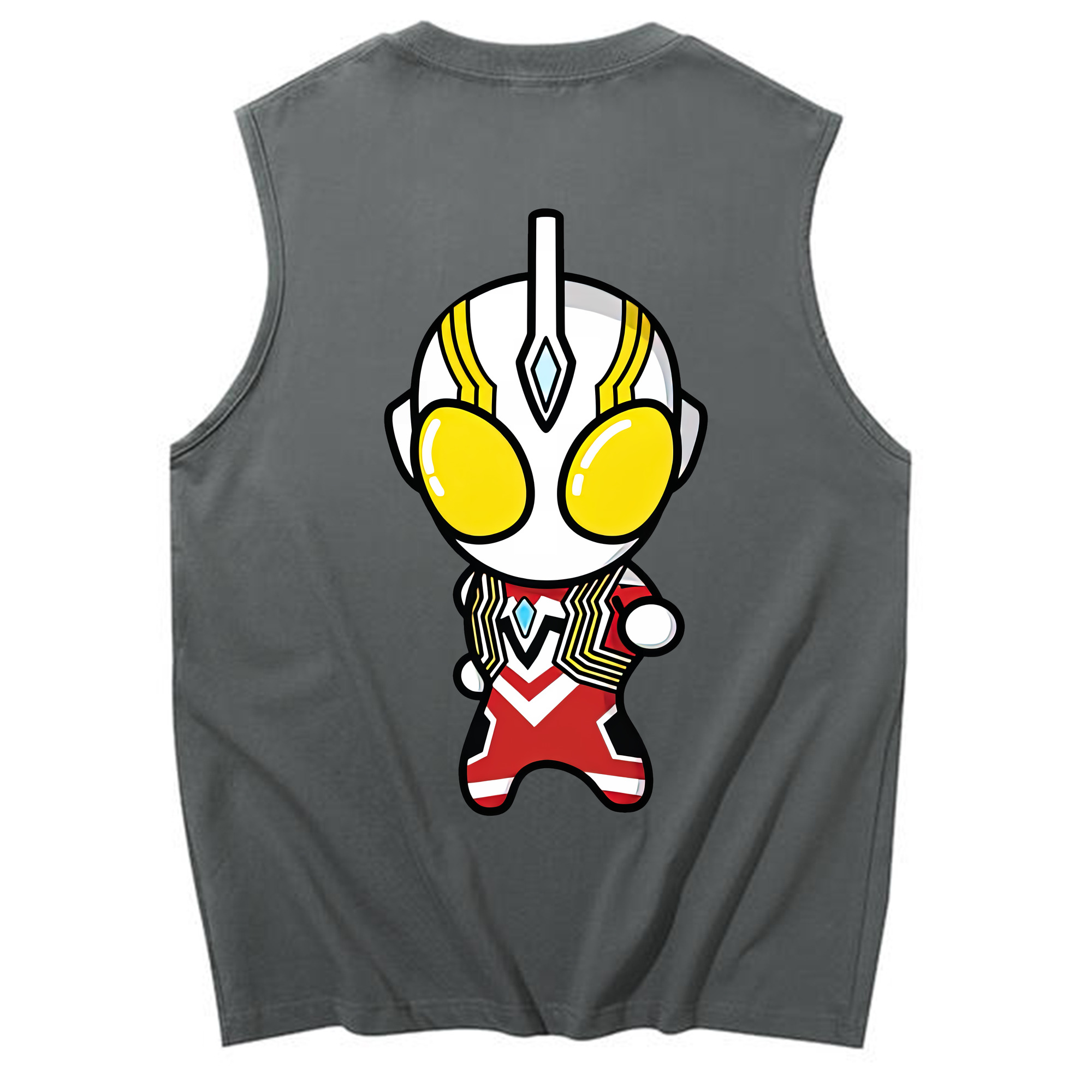 （画像用） ウルトラマン Ultraman コットン100％タンクトップ（背面プリント）